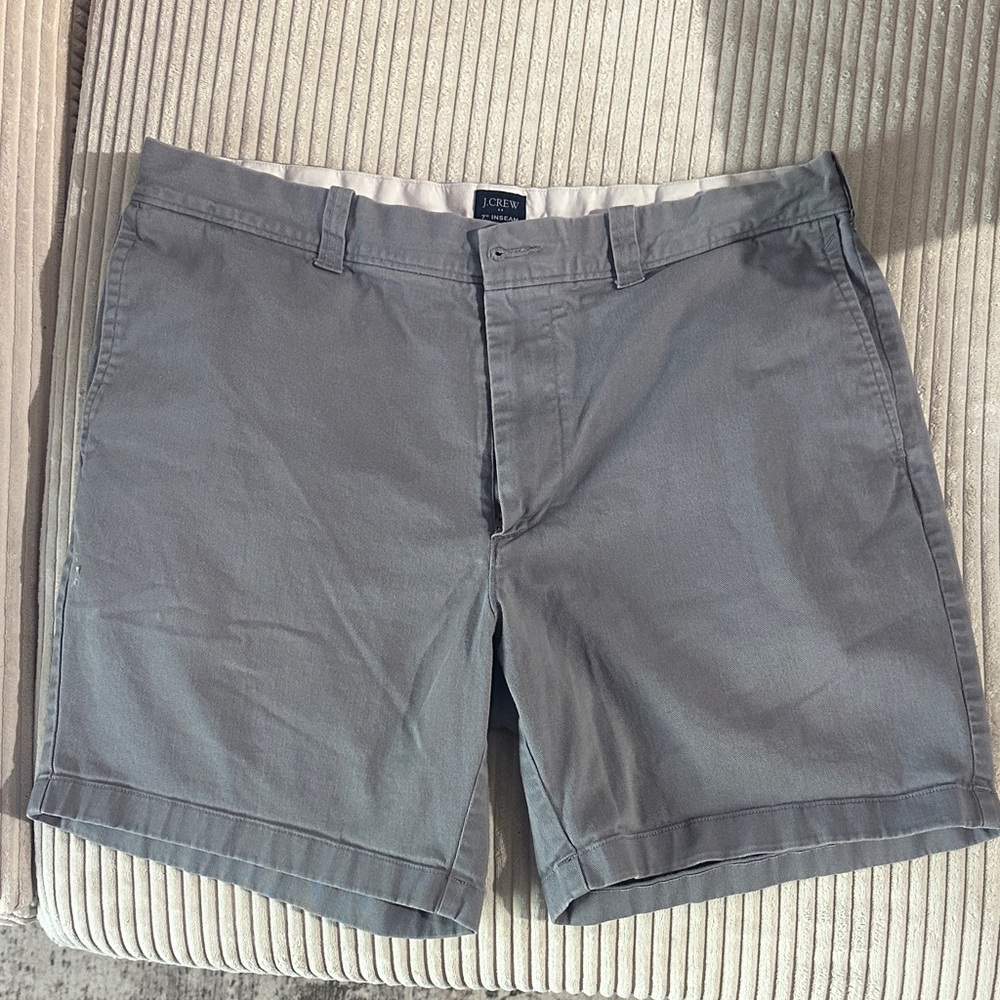 J. Crew Classic Gray Flat Front Men's Shorts